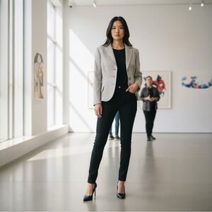 NWT Akris Punto Textured Wool Blend Jacket Size 12 $1395